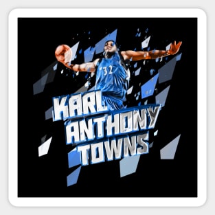 Karl Anthony Towns Artwork Sticker